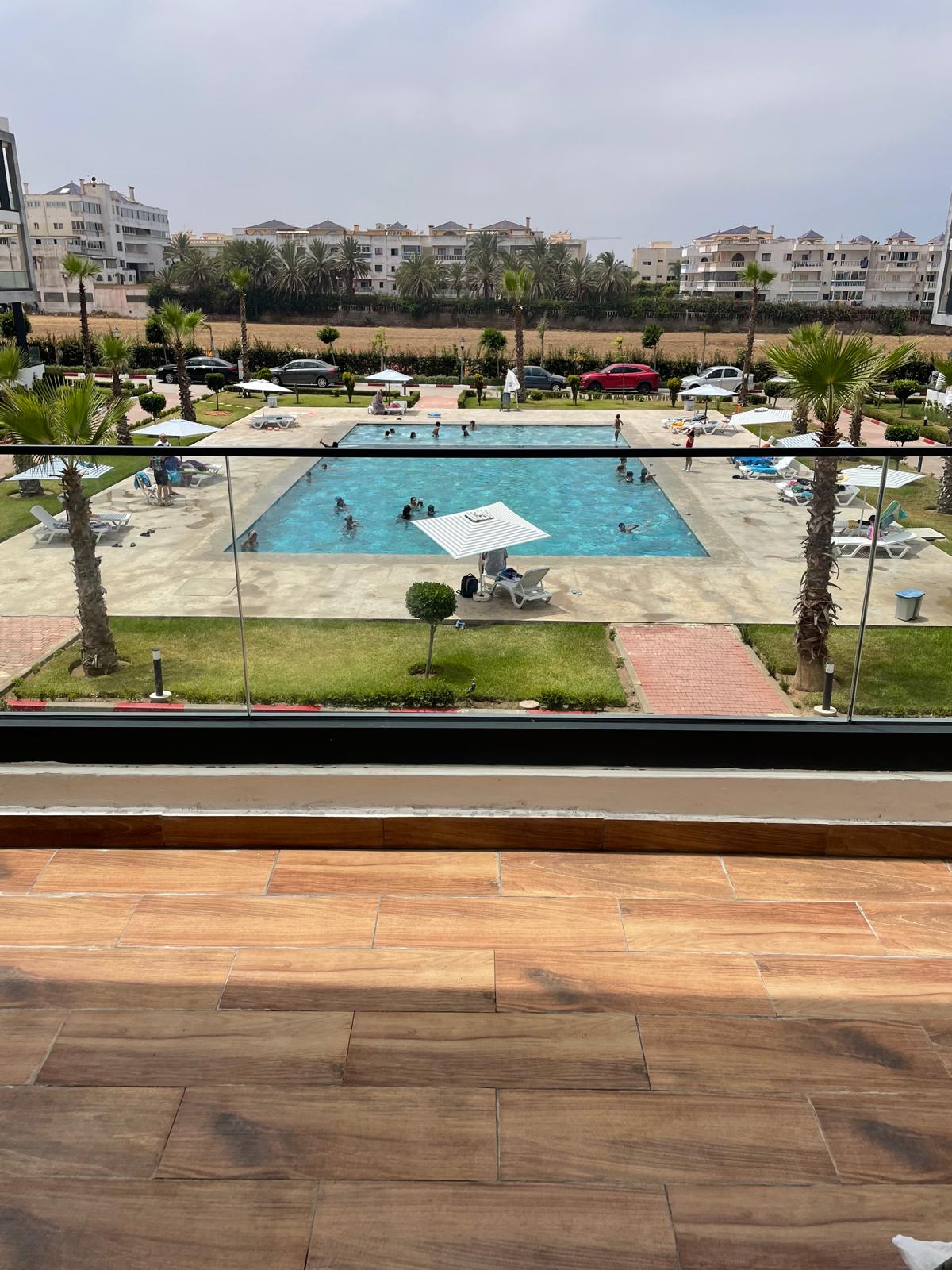 Haut Standing Double Terrasse Vue Mer & Piscine – Résidence Aimen Beach, Mansouria — Mansouria, Maroc