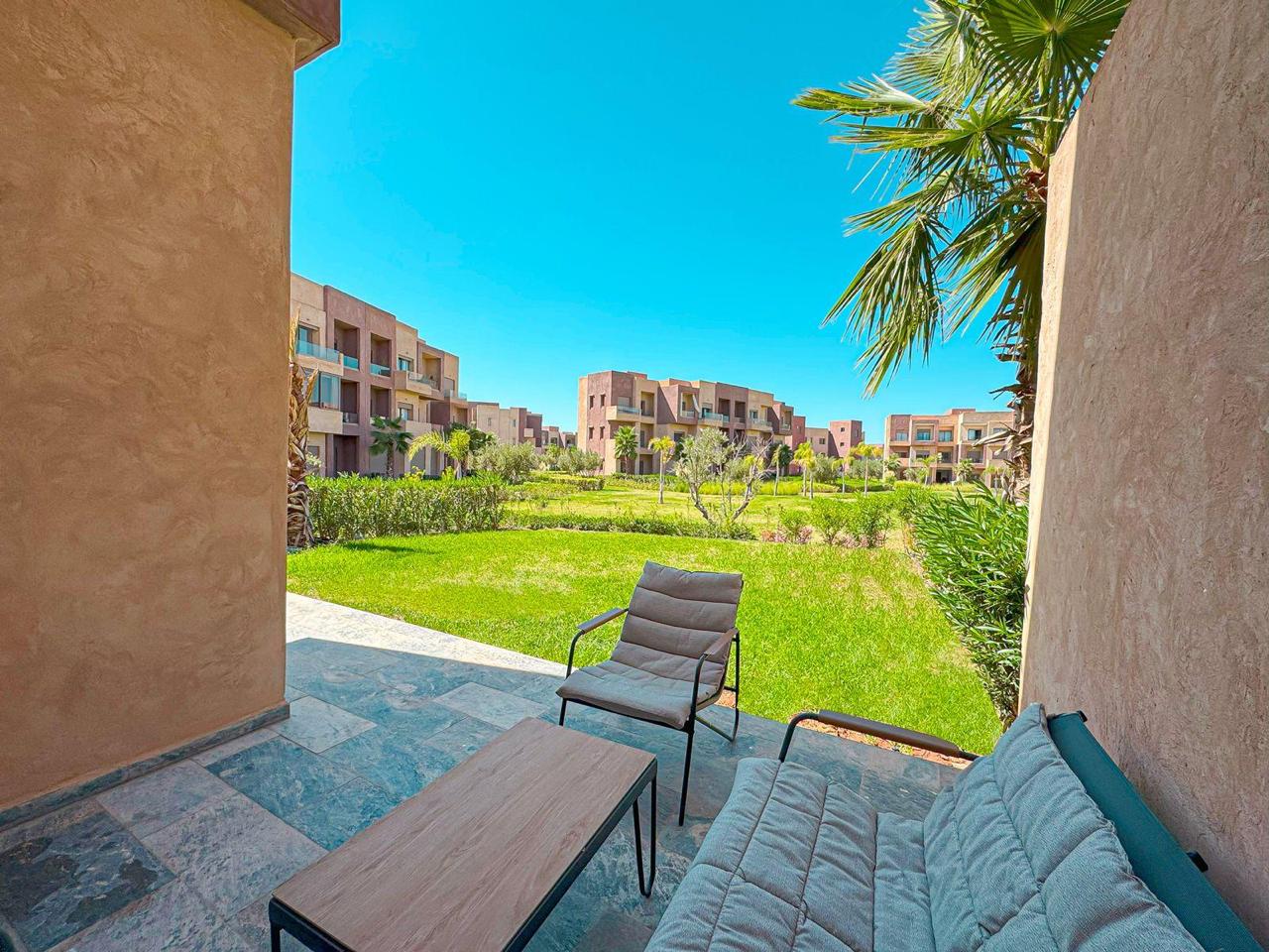 Appartement à prestigia Marrakech au rez de chaussez vue picine — photo