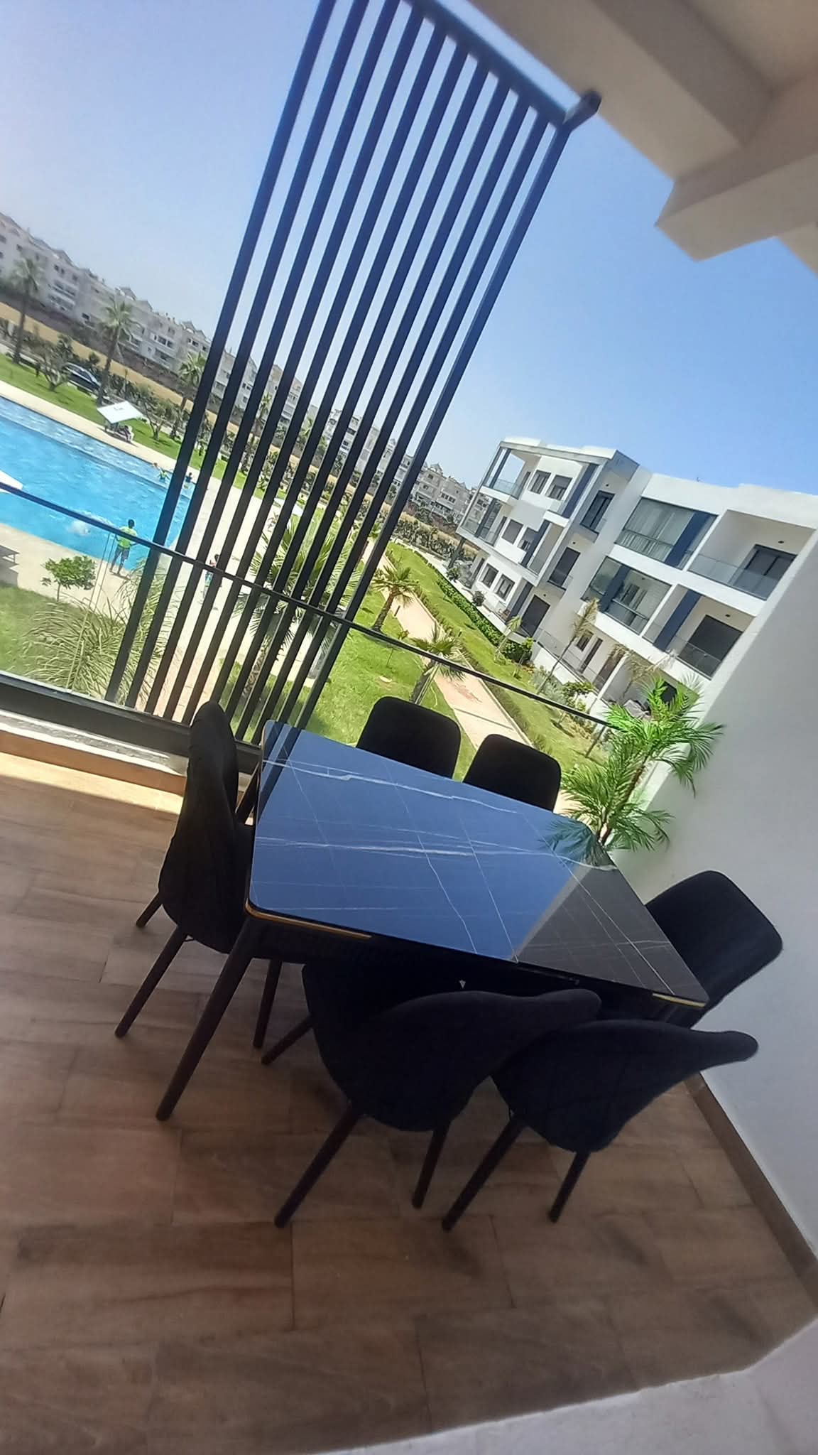 Front de Mer Superbe 1er Étage avec 2 Terrasses (Vue Mer Directe & Vue Piscine) – Résidence Aimen Beach Mansouria — photo
