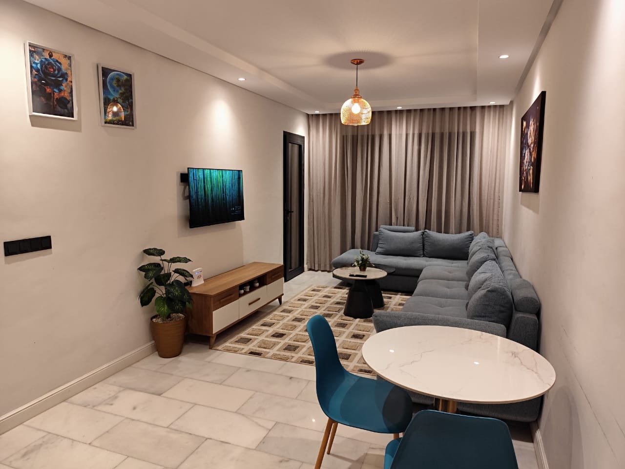 Studio Modern Chic & Lumineux – Palmier, Proche Maârif, Tramway & Centre — photo