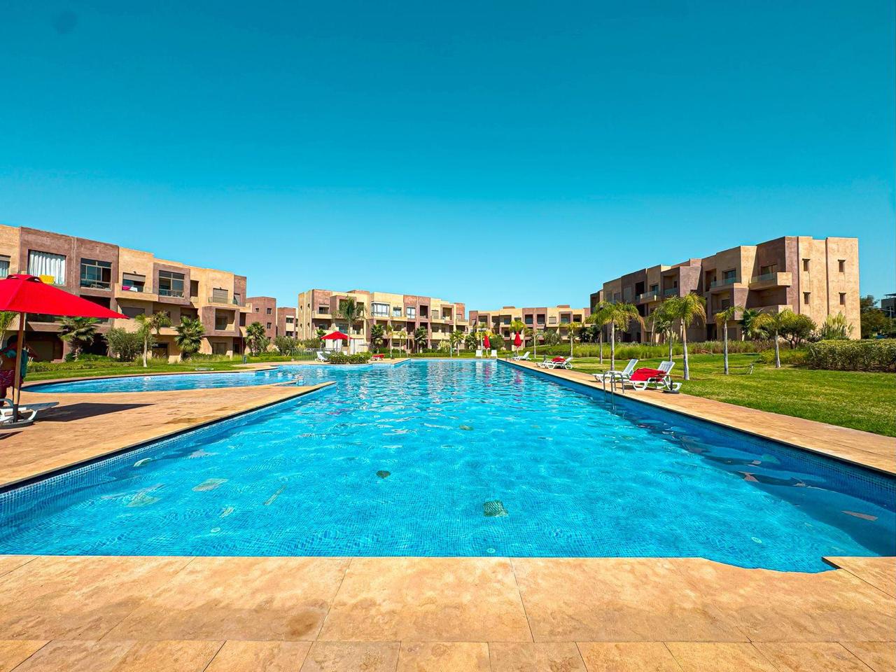 Appartement à prestigia Marrakech au rez de chaussez vue picine — photo